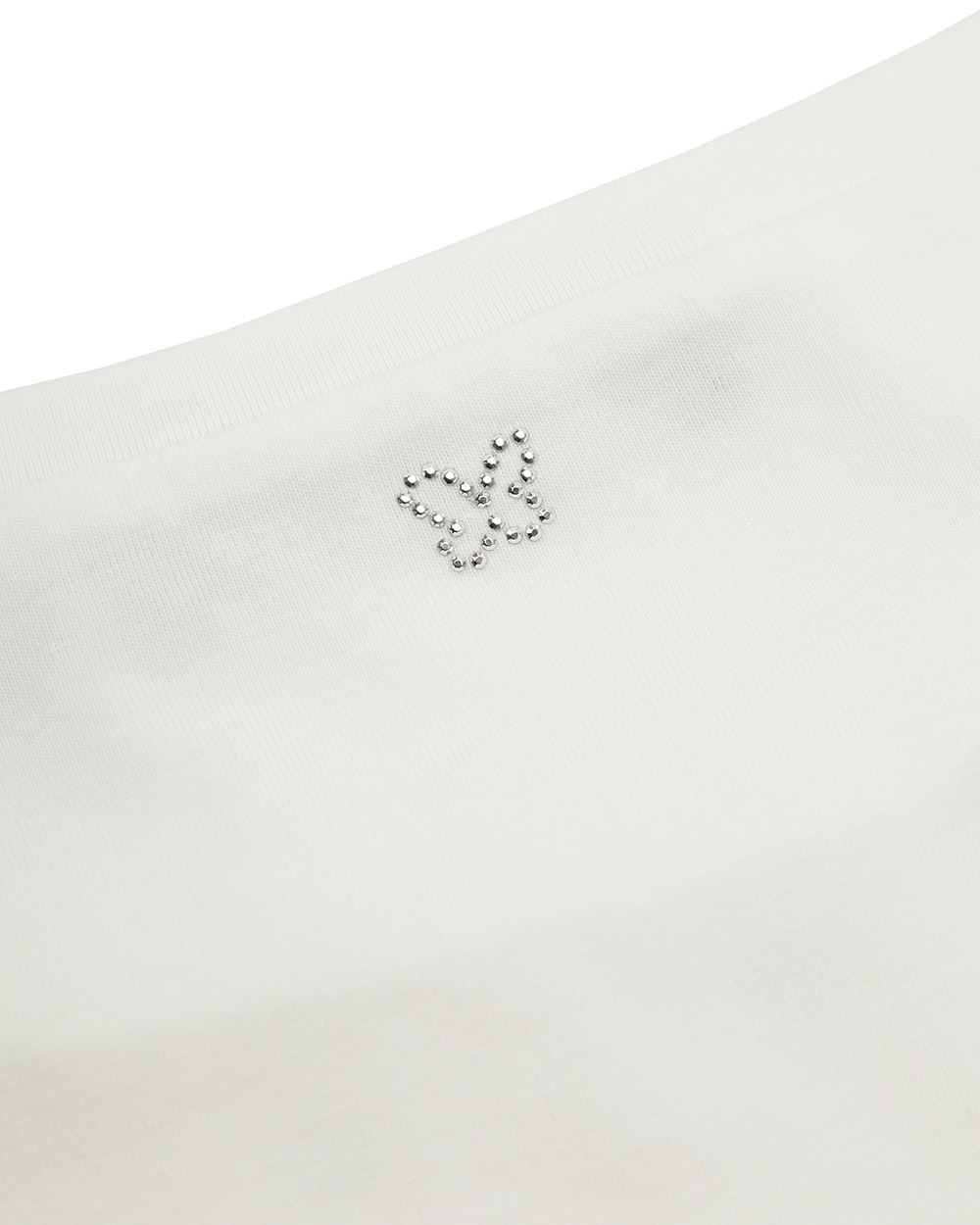 Weekend Max Mara Round Collar Printed T-shirt In White