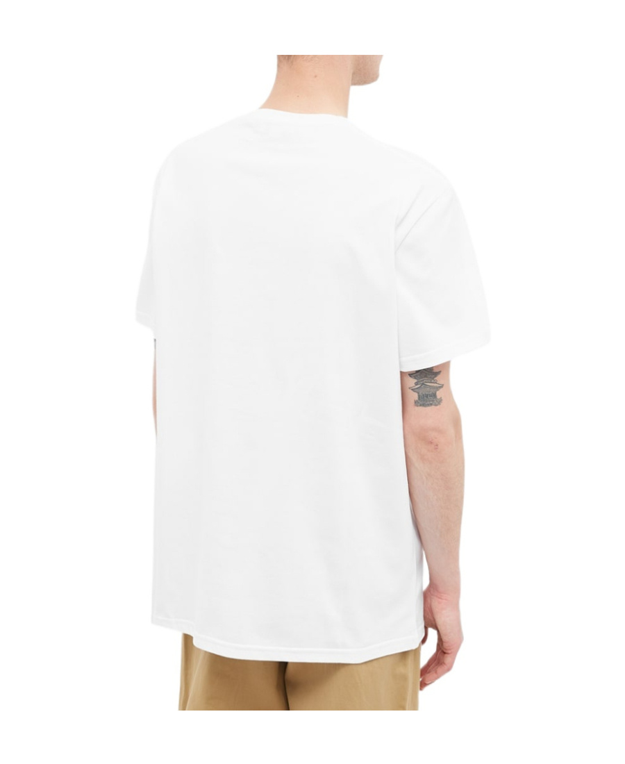 Alexander Mcqueen Mcqueen Grafitti Logo Cotton T-shirt In White