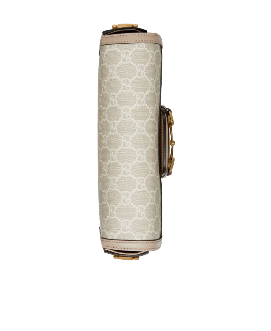 Gucci 1955 Horsebit Shoulder Bag In Nude