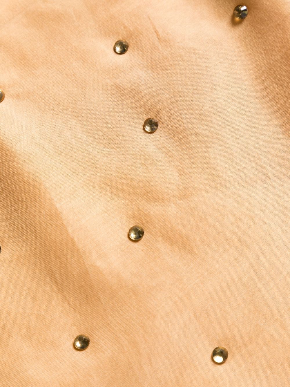 Oseree Crystal-embellished Tied Cover-up In Brown