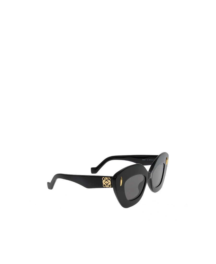 Loewe Womens Black G736sunx02 Retro-screen Acetate Sunglasses In Black