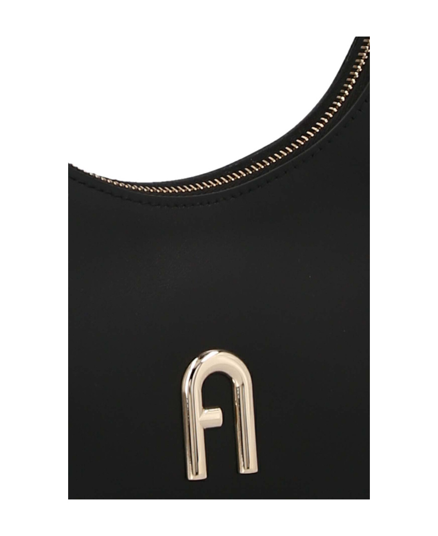 Furla Sac À Main En Cuir In Black