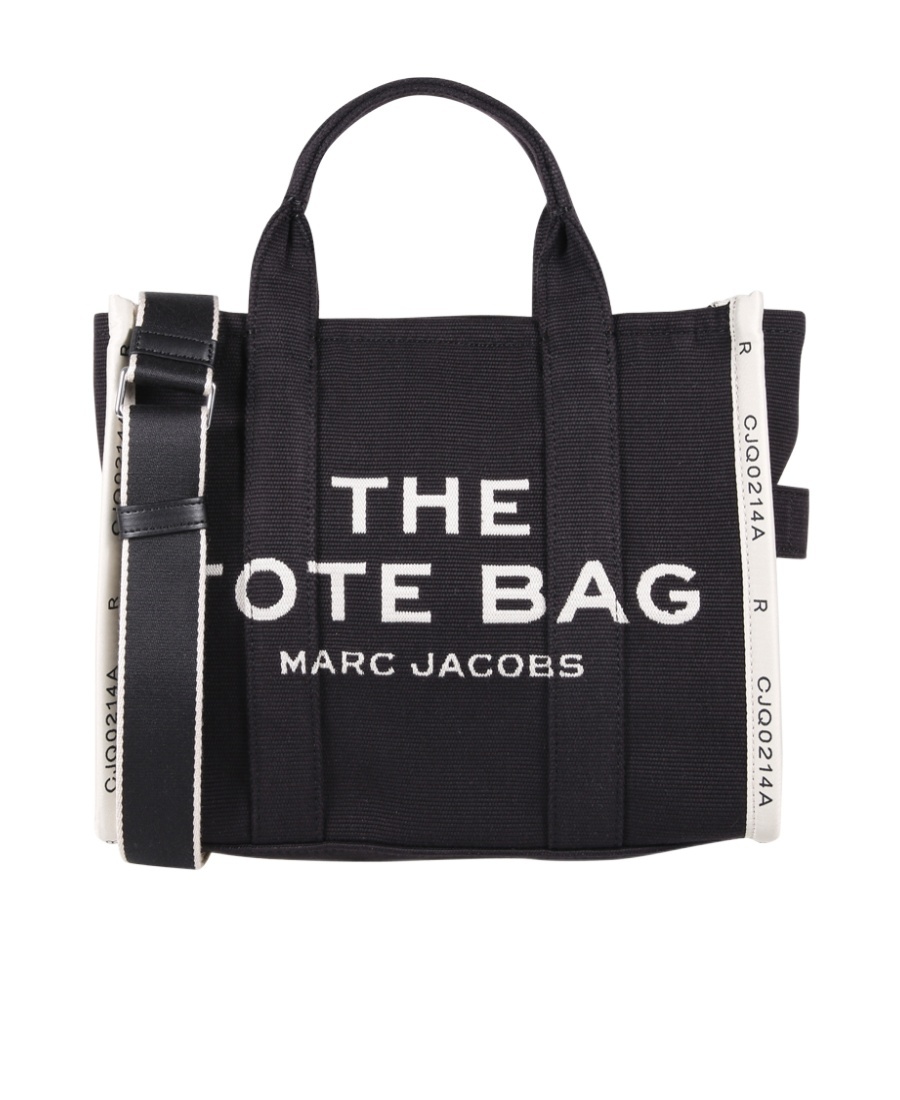 Marc Jacobs The Jacquard Medium Tote Bag In Black