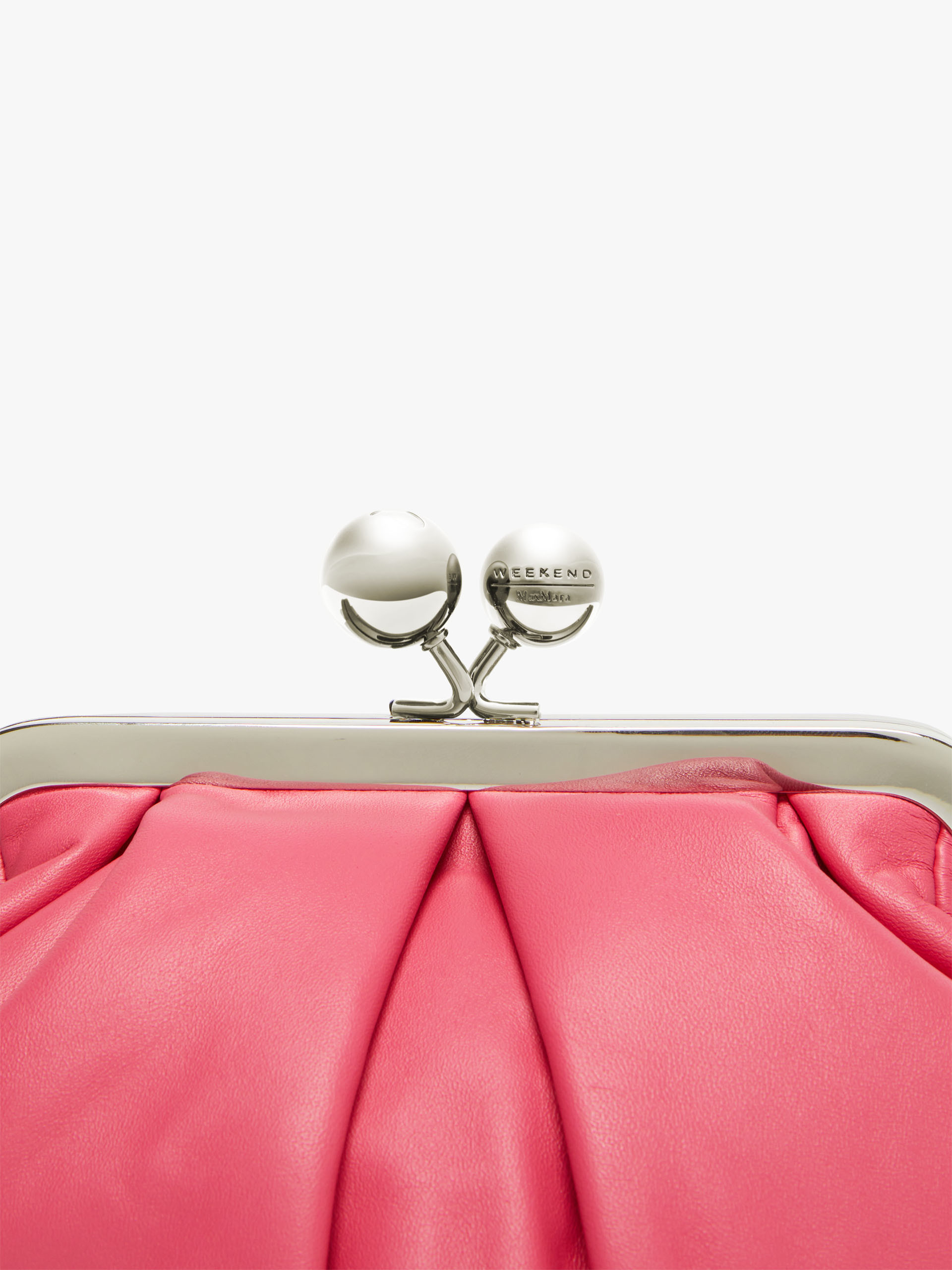Weekend Max Mara Pasticcino Small Logo Shoulder Bag In Red