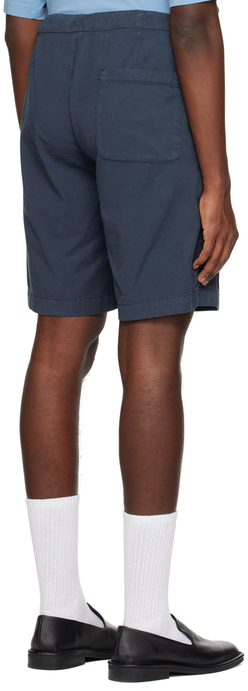 Aspesi Logo Casual Shorts In Blue