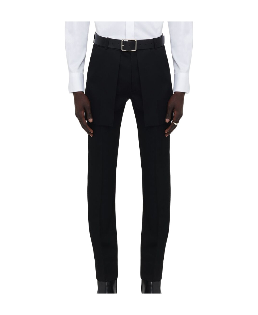Alexander Mcqueen Alexander Mc Queen Organic Cotton Trousers In Black