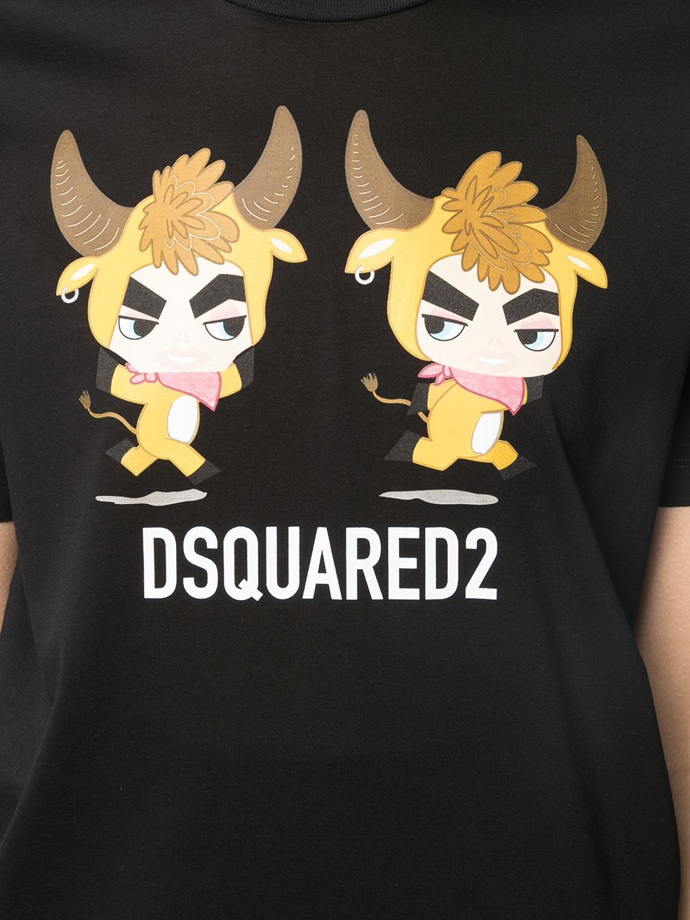 Dsquared2 Logo-print Short-sleeve T-shirt In Black