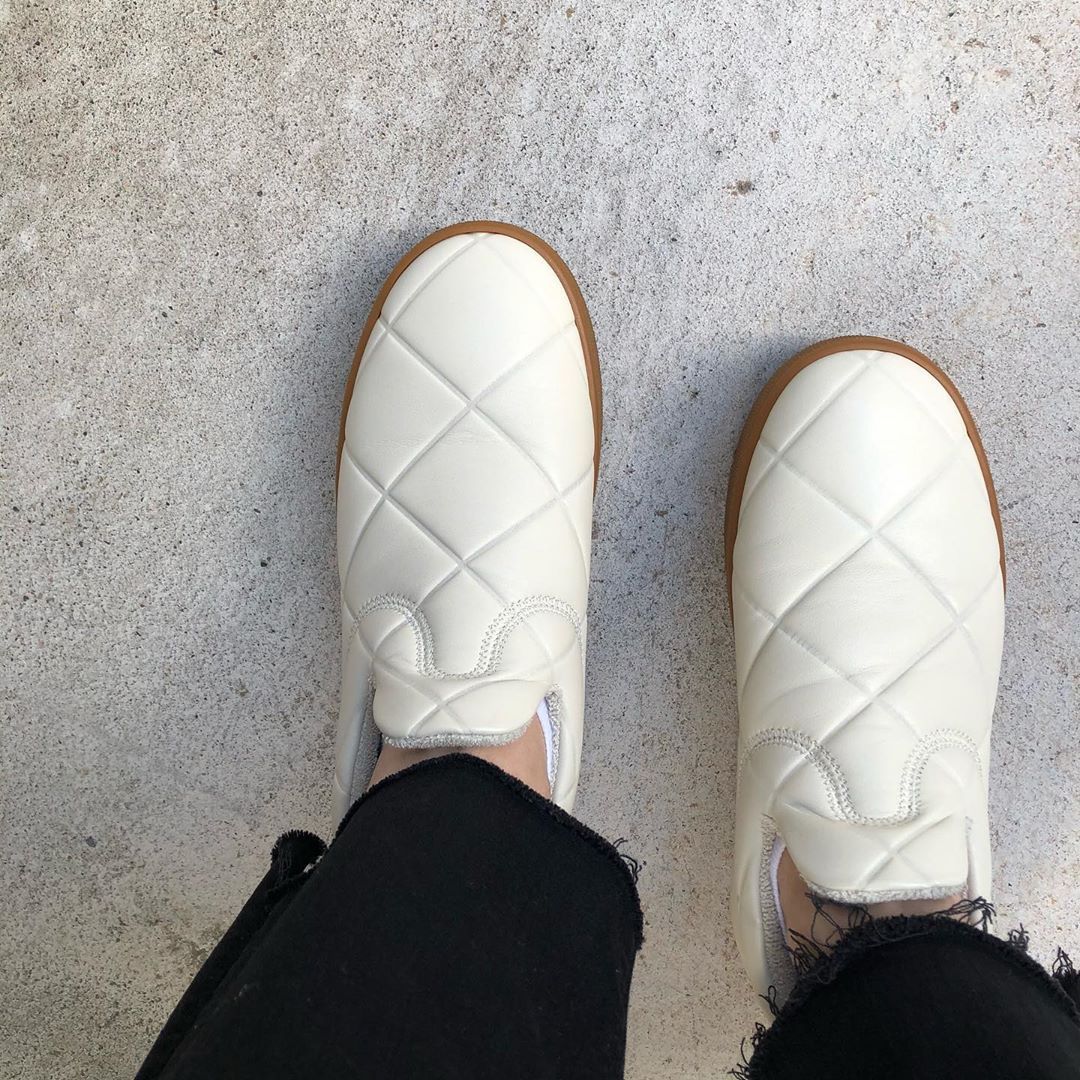 Bottega Veneta Quilted Casual Sports Shoes In White