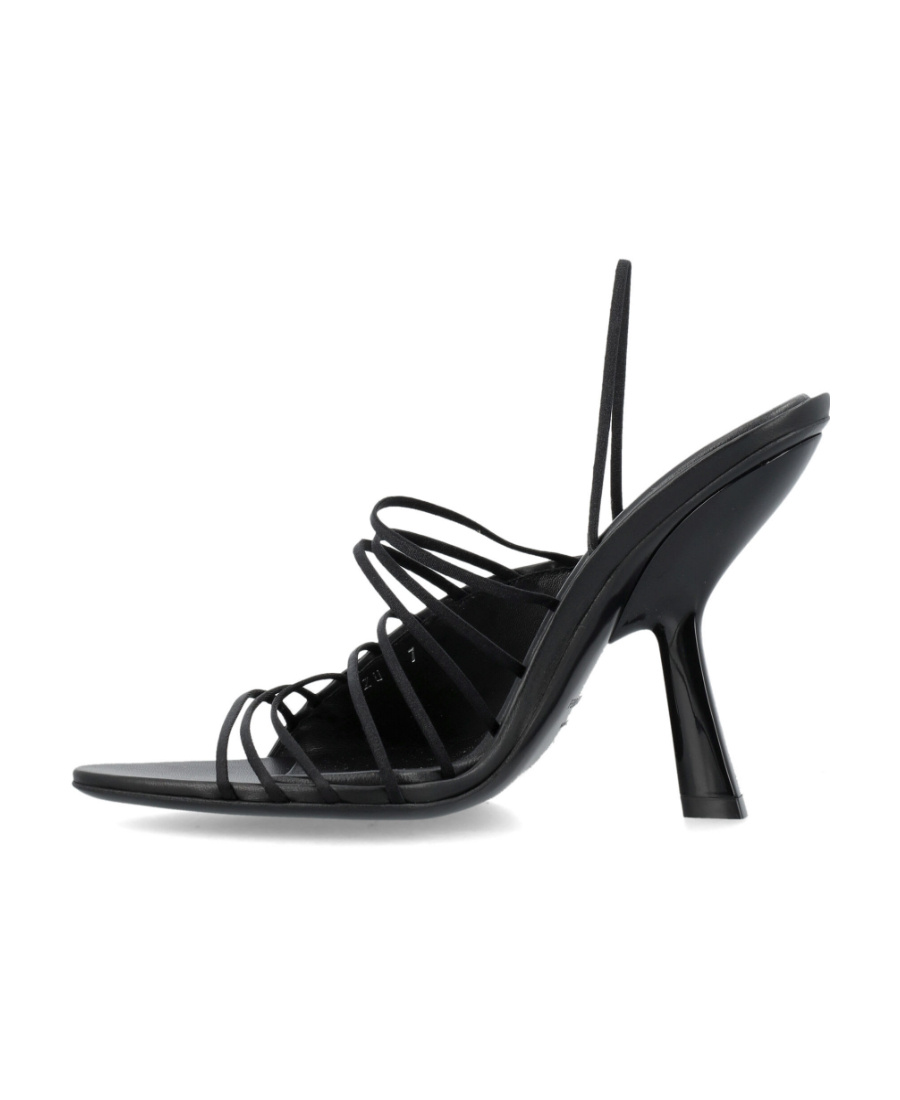 Ferragamo Altaire 105 Strappy Leather Sandals In Black