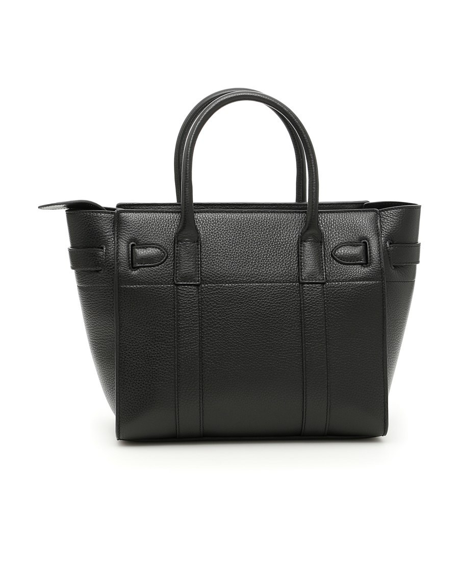 Mulberry Bayswater Zipped Small Tote Bag In Black