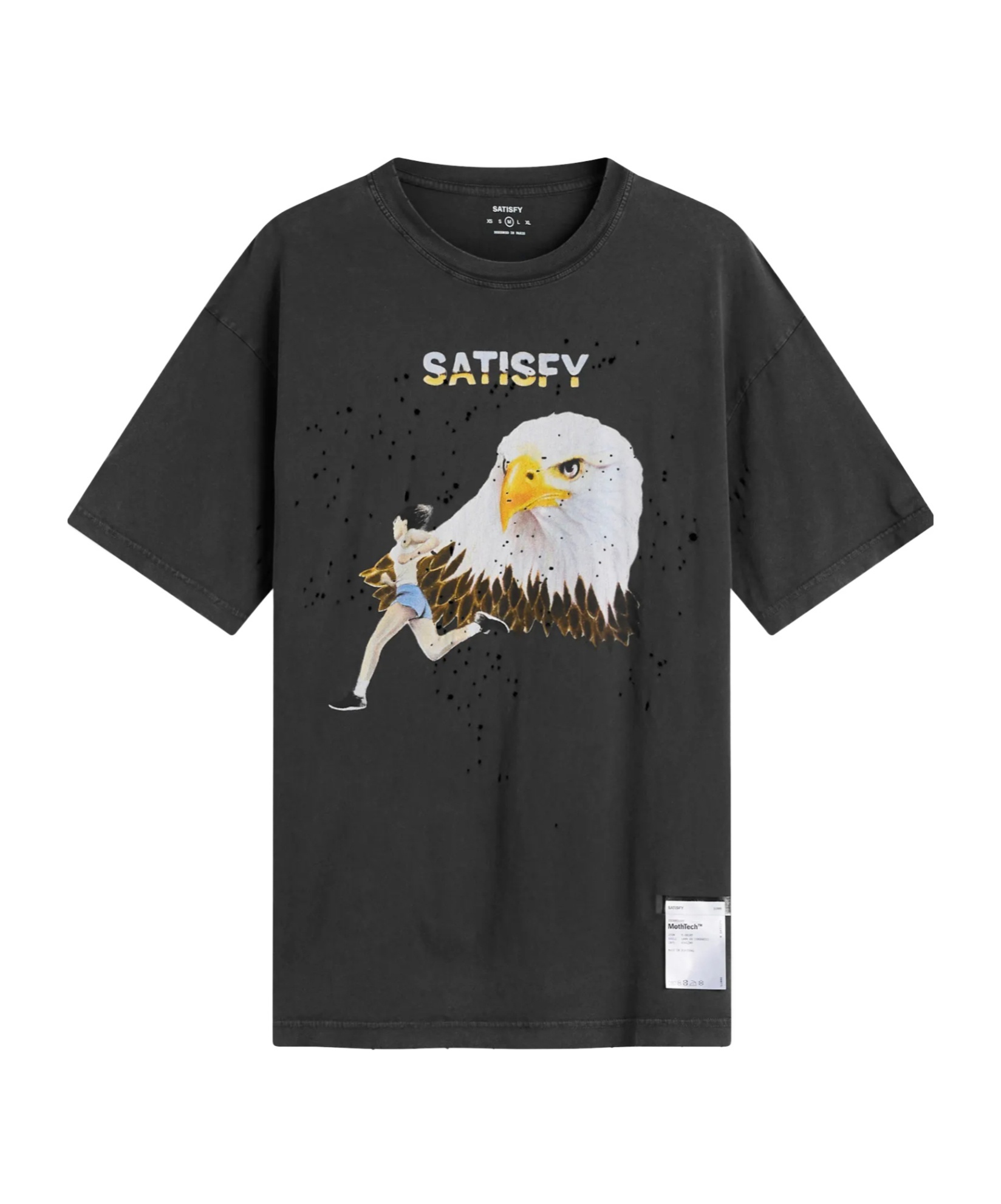 Satisfy Mothtech T-shirt In Black