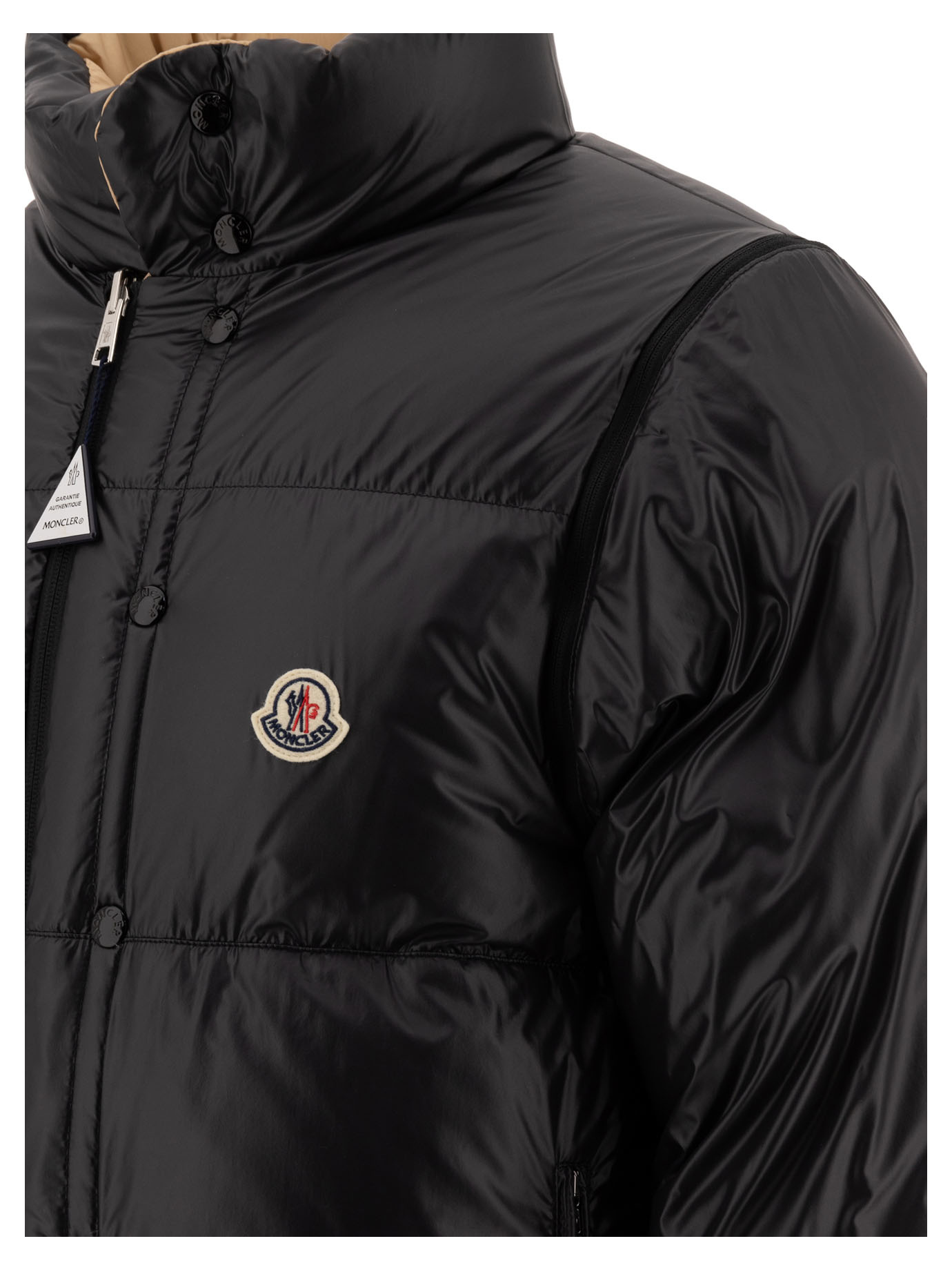 Moncler Verone Reversible Jacket In Nude