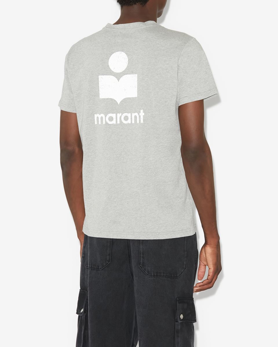 Isabel Marant Zafferh Short-sleeved T-shirt In Gray