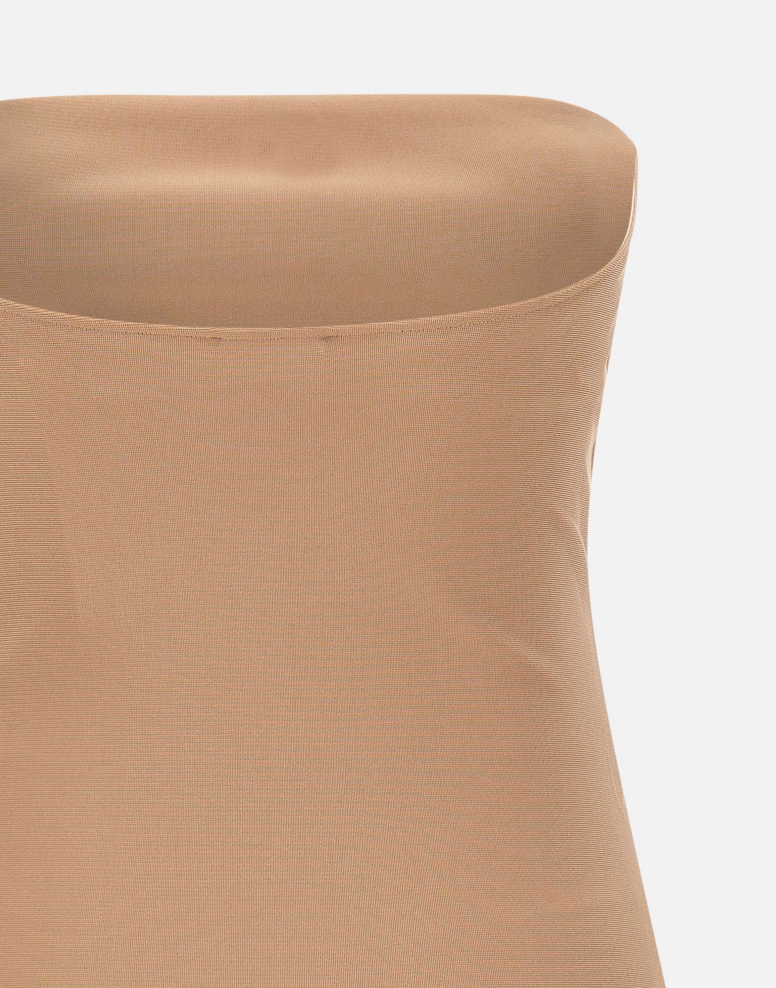 Courrèges Off-the-shoulder Bodysuit In Brown