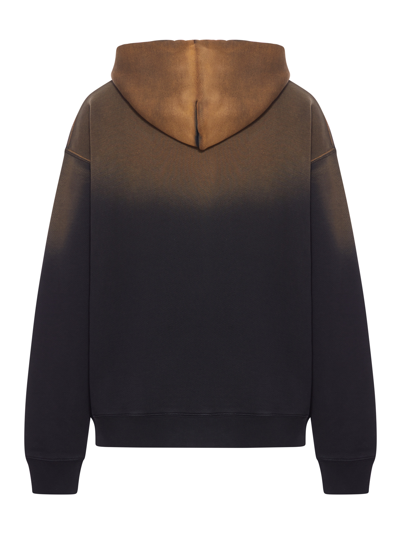 Off-white Hoodie In Cotton With Degraded Effect In Multi