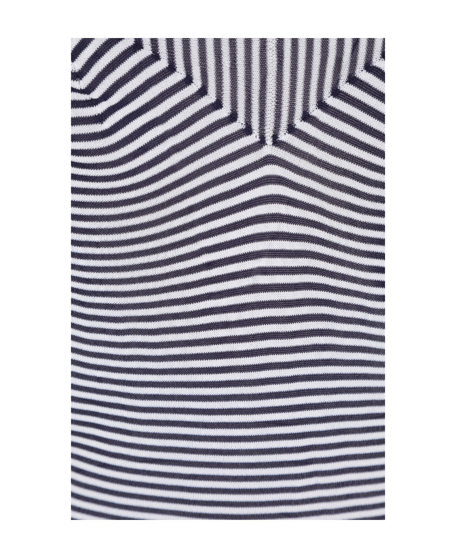 Bottega Veneta Striped Sleeveless Top In White