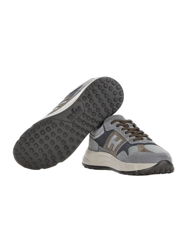 Hogan Hyperlight Low-top Sneakers In Gray