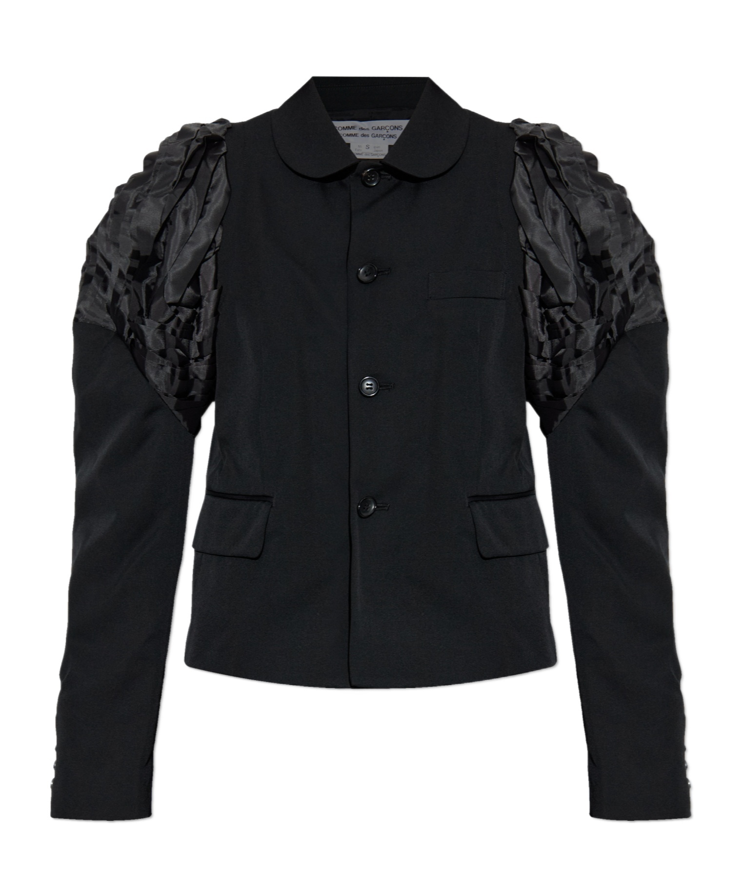 Comme Des Garçons Long-sleeved Suit Jacket In Black