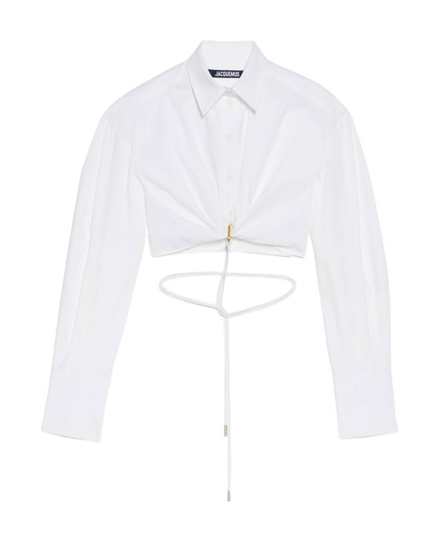 Jacquemus La Chemise Plidao In White