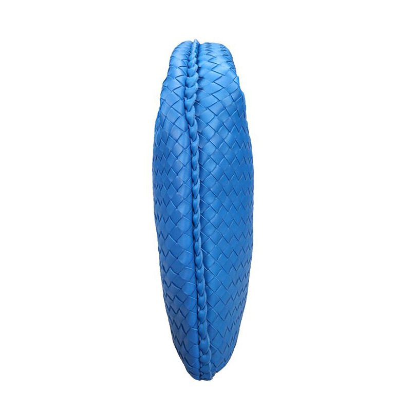 Bottega Veneta Knitted Detail Handbag In Blue