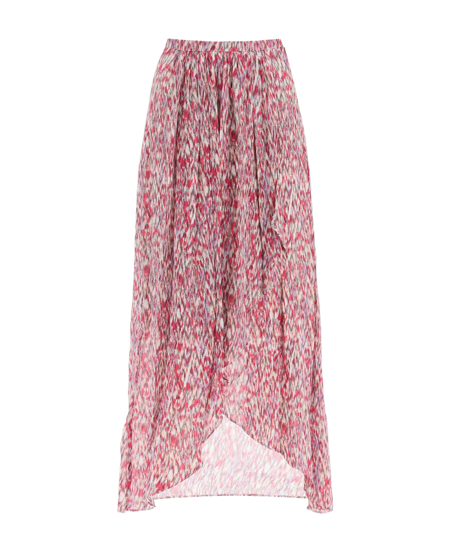 Isabel Marant Étoile Isabel Marant Etoile Deneza Georgette Midi Skirt In Pink