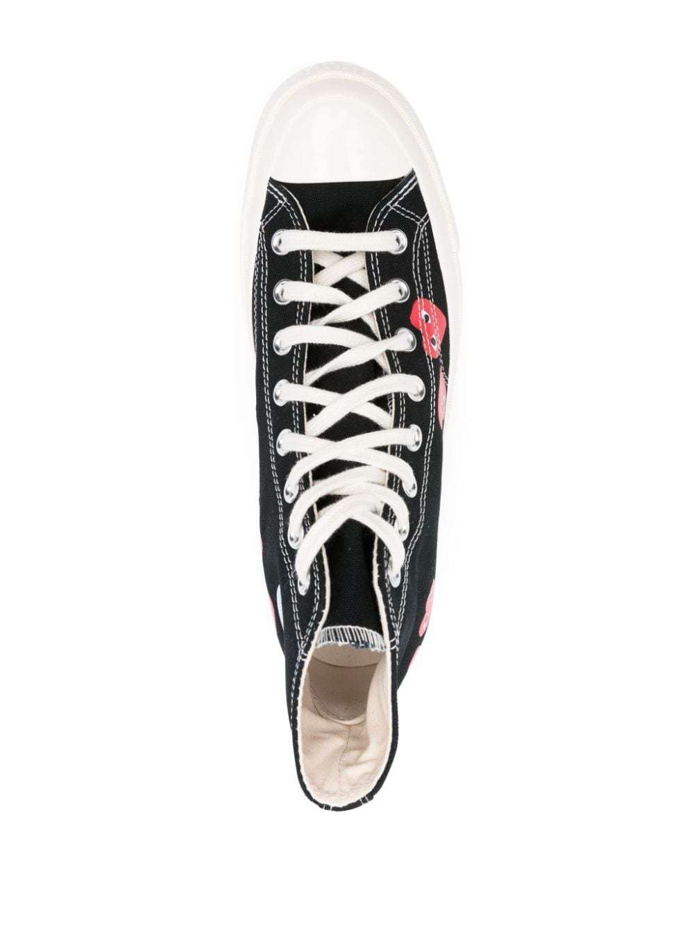 COMME DES GARÇONS COMME DES GARÇONS PLAY X CONVERSE CHUCK TAYLOR HIGH-TOP SNEAKERS 