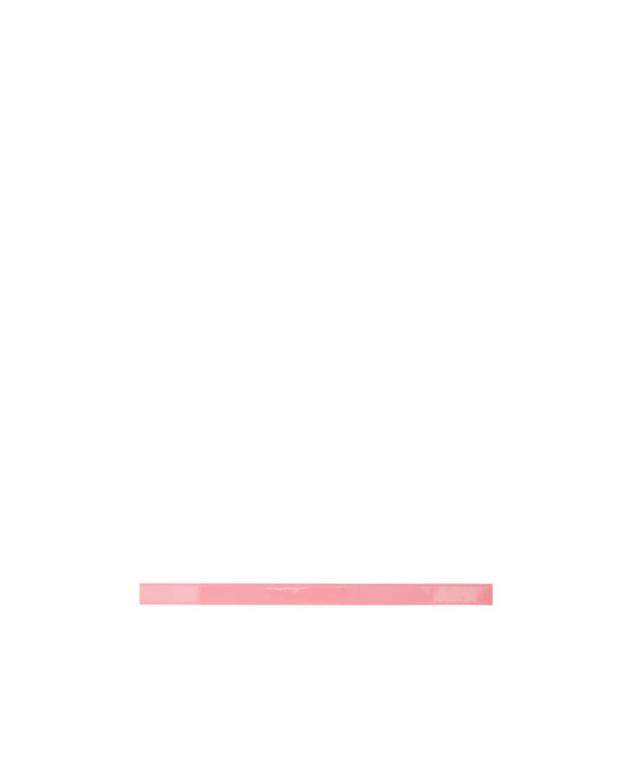 Blumarine Pink Heart Belt In Pink