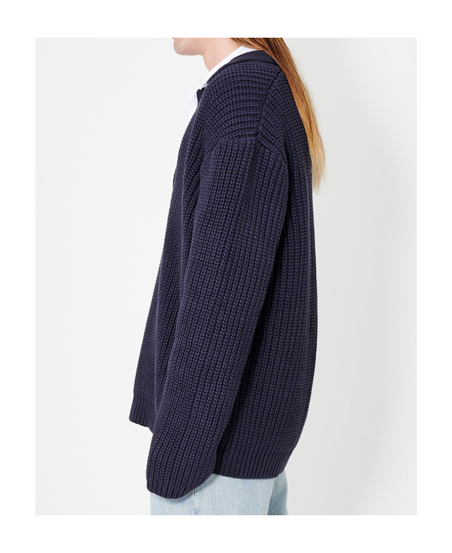 Our Legacy Chunky Ribbed Knit Jumper In Black
