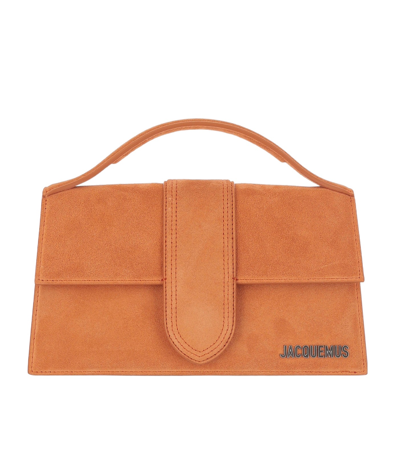 Jacquemus Womens Terracotta Le Grand Bambino Leather Top Handle Bag In Brown