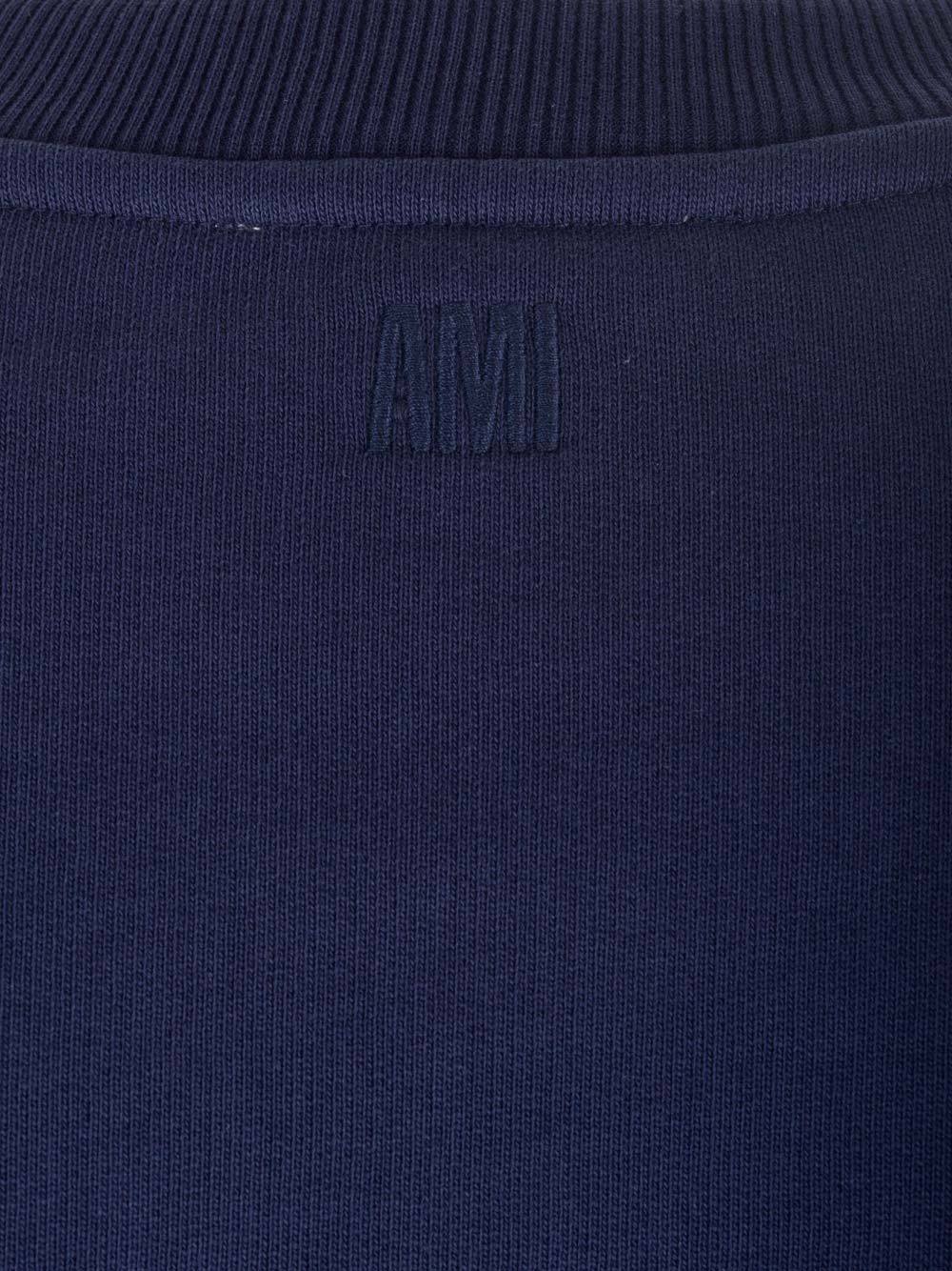 Ami Alexandre Mattiussi Ami Paris De Coeur Sweatshirt In Blue