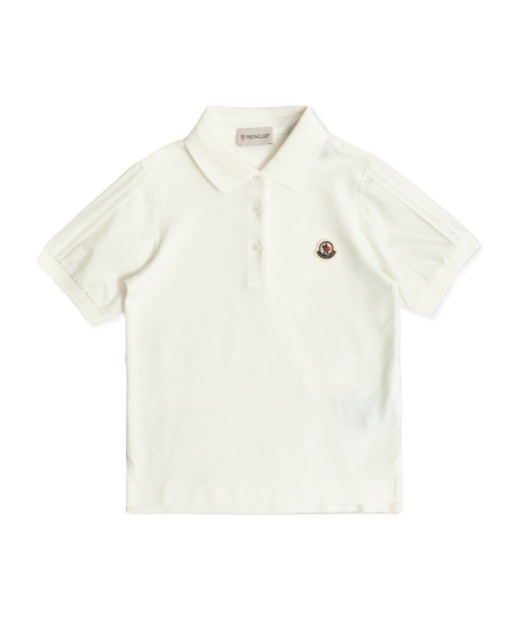 Moncler Short-sleeved Polo Shirt In White