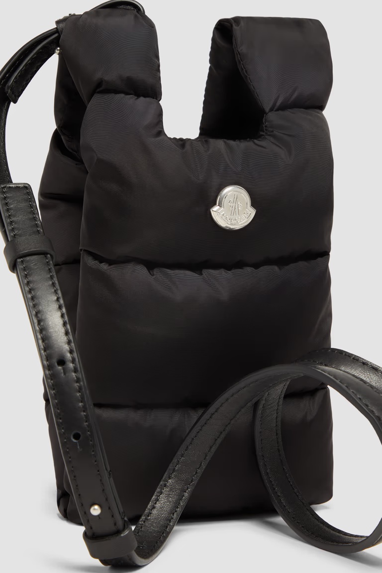 Moncler Legere Small Quilted Shell Cross-body Bag In Black