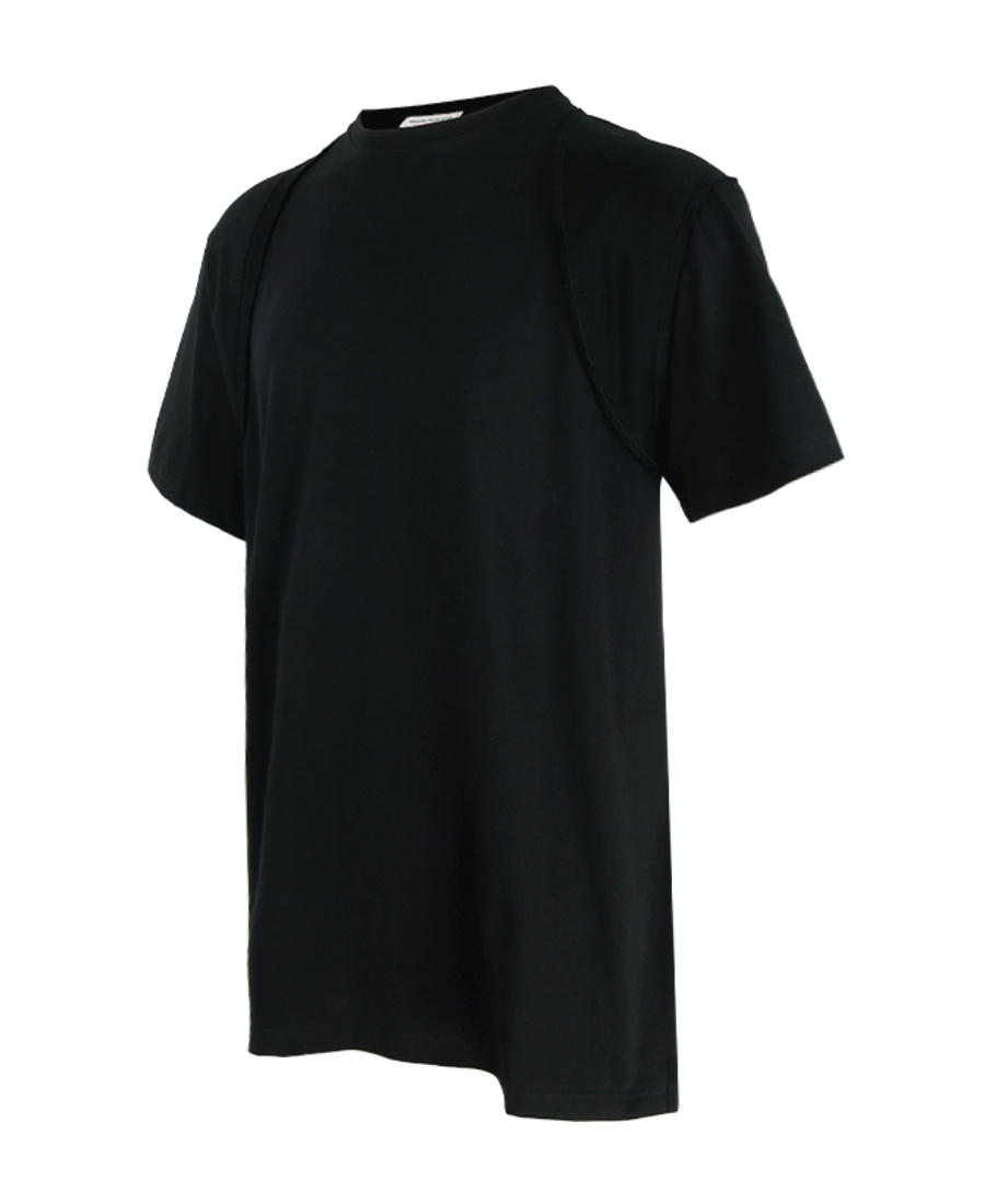 Alexander Mcqueen Short-sleeved T-shirt In Black