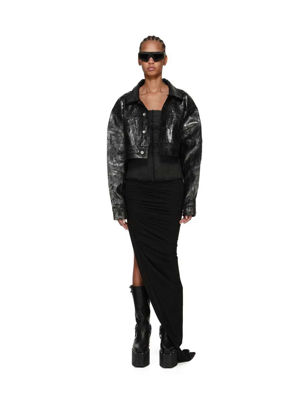 Rick Owens Drkshdw Tube Top In Black