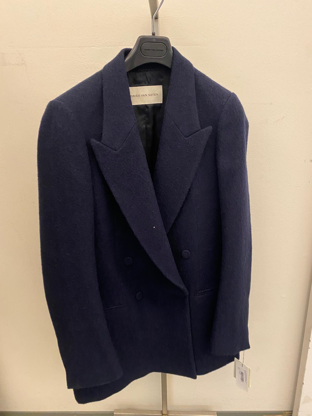 Shop Dries Van Noten Long-sleeved Suit Coat In Black