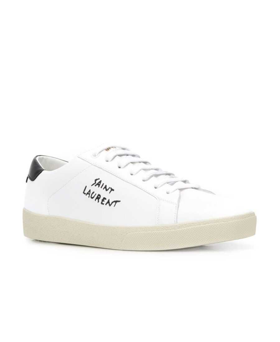 Saint Laurent Court Sl/06 Sneakers In White