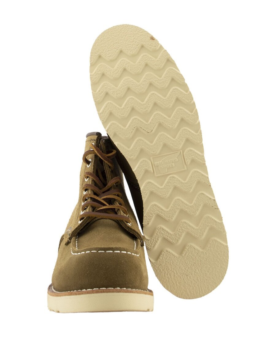 Red Wing Shoes Classic Moc Ankle Boots In Green