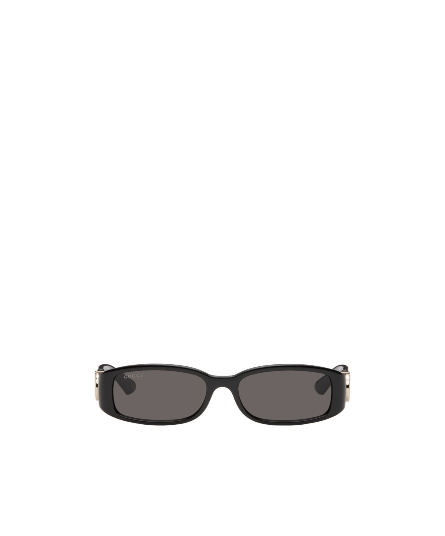 Gucci Interlocking G Rectangle-frame Sunglasses In Gray