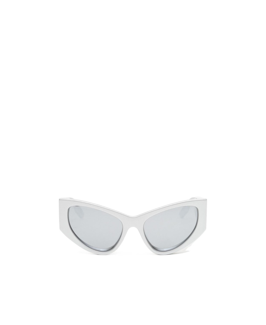 Balenciaga Logo-print D-frame Sunglasses In White
