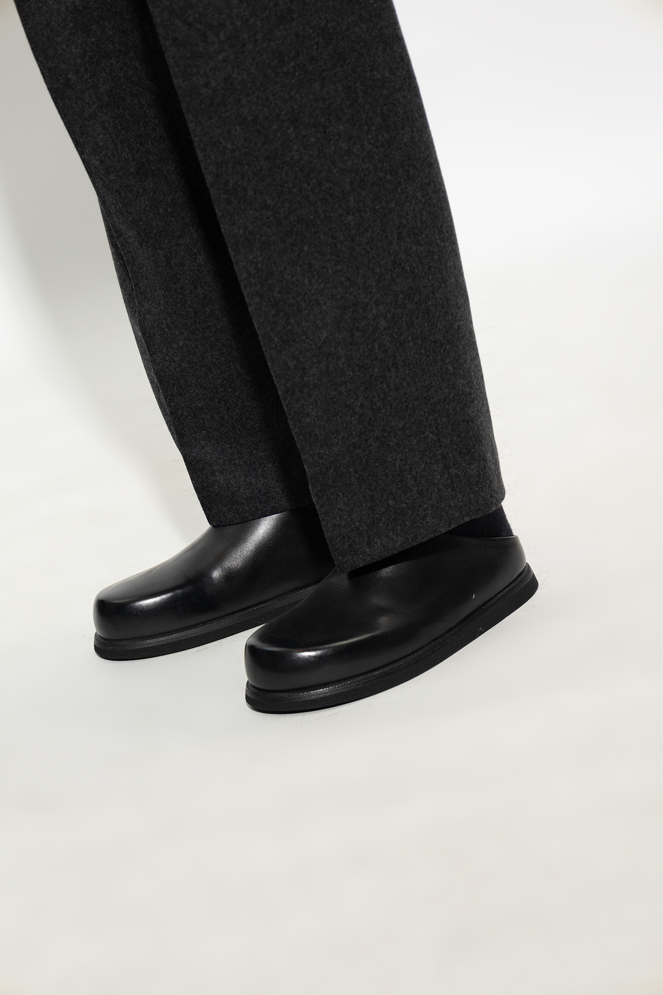 Marsèll Accom Leather Loafers In Black