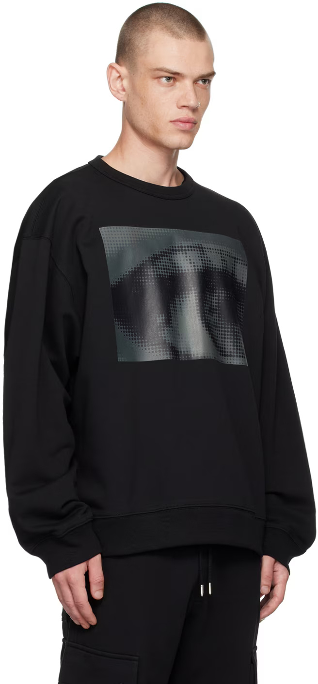 Dries Van Noten Men Sweatshirt With Print In Black