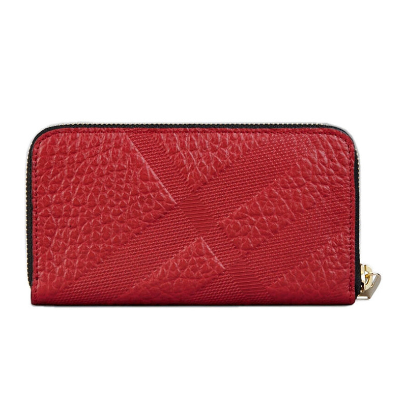 BURBERRY CHECKERED EMBOSSED PURSE