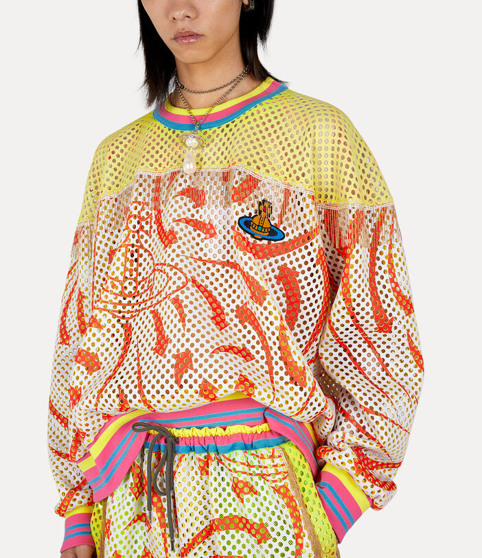 Vivienne Westwood Woman Sweatshirt Yellow Size S Polyester, Polyurethane In Nude