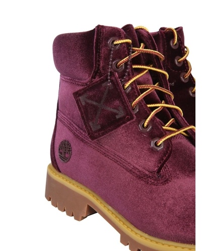 Timberland Straps And Ankle Boots In Red