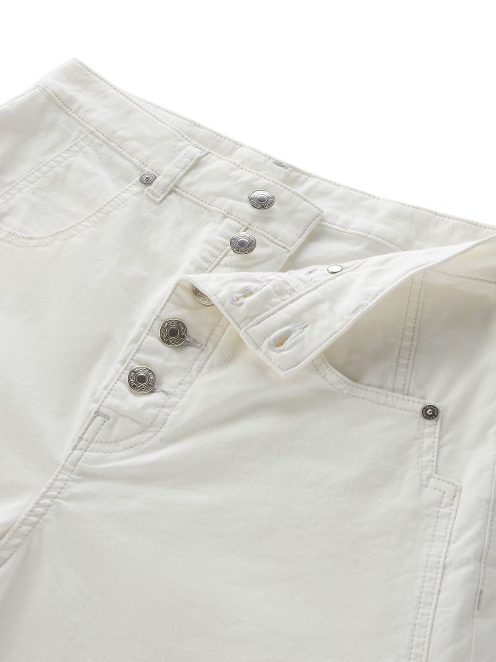 Woolrich Wide Leg Denim Jeans In White