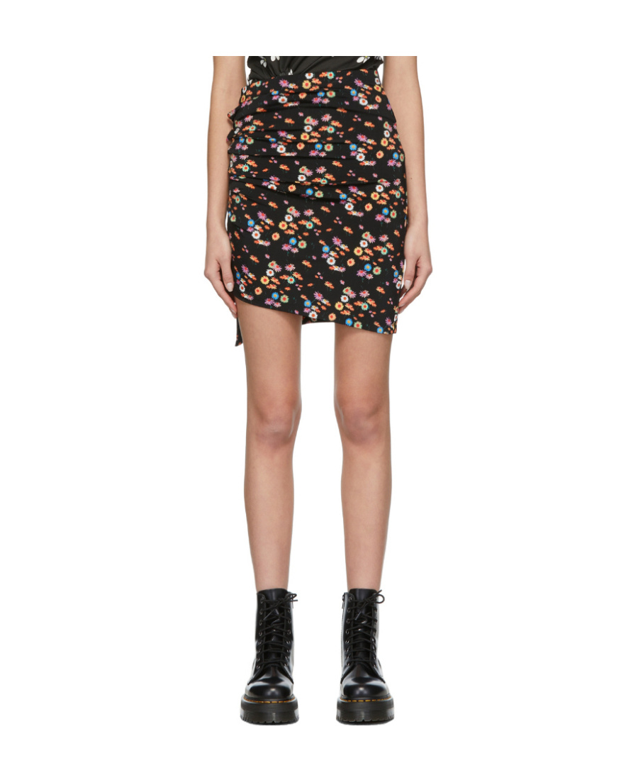 RABANNE COLORFUL FLORAL SKIRT