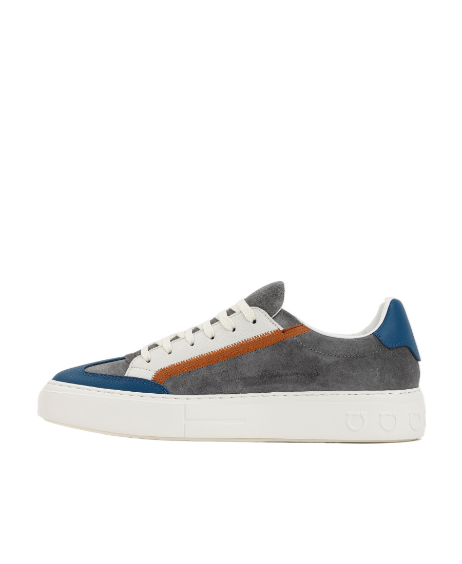 Ferragamo Lace-up Low-cut Skate Shoes In White