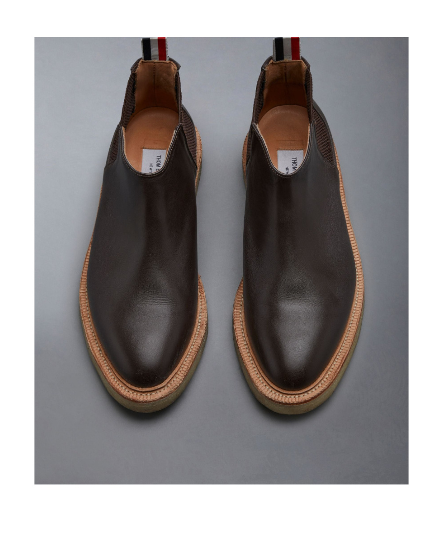 Thom Browne Chelsea Boot In Black