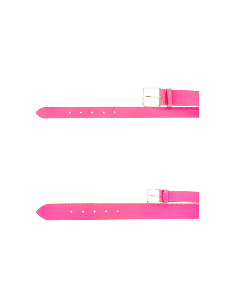 Alexander Mcqueen Double Wrap Buckled Belt In Pink