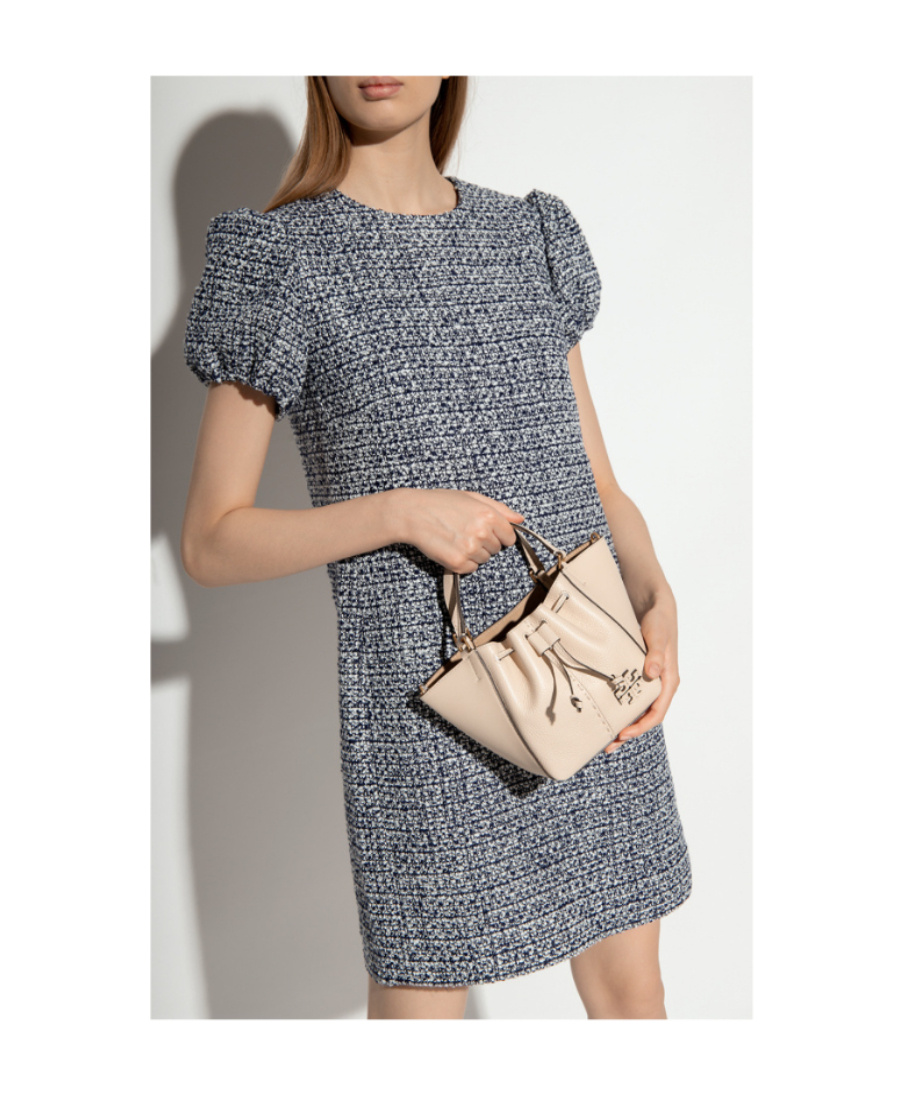 Tory Burch Mini Mcgraw Dragonfly Tote Bag In White